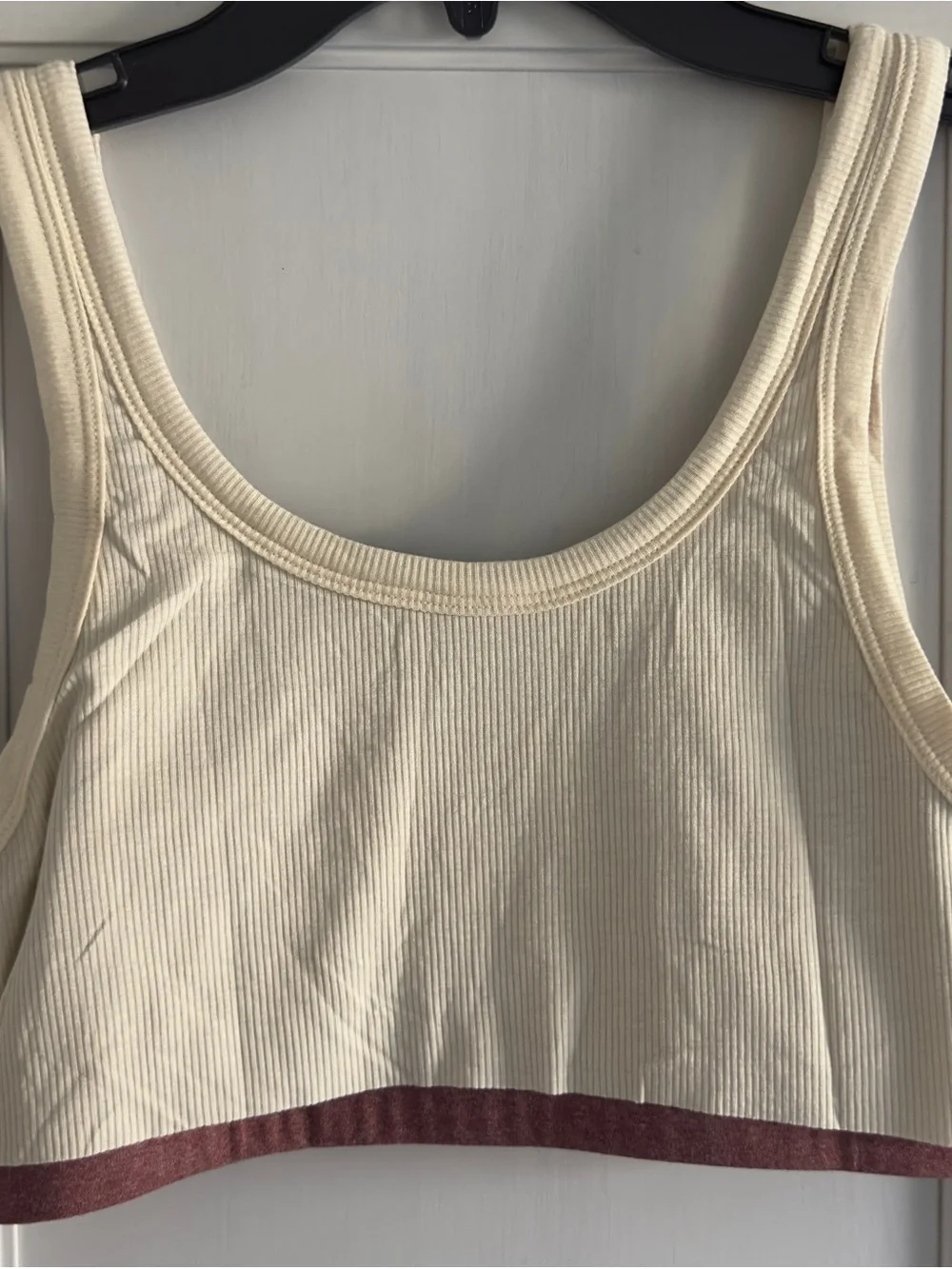 SET Active Rose Metallic Sports Bra with White Overlay
